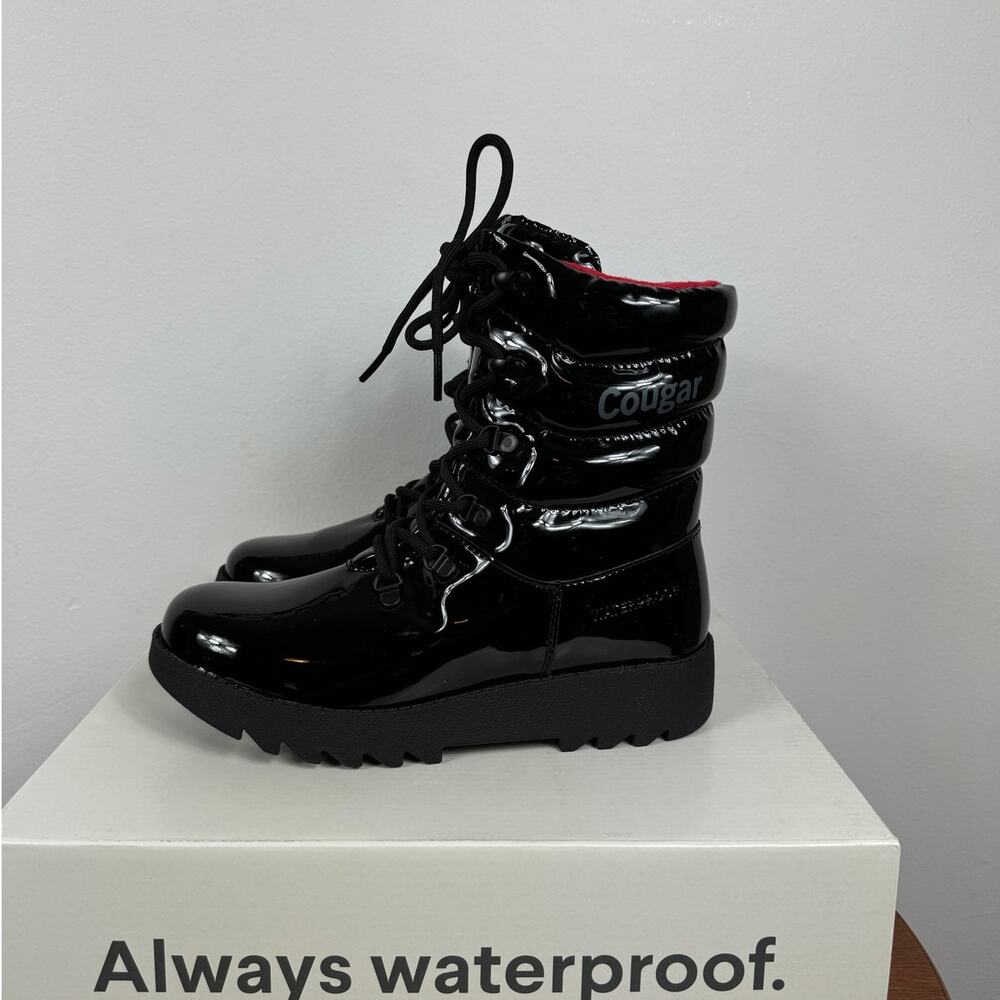 Cougar Original The Pillow Boot in Black Patent Size 8 - Picture 4 of 9